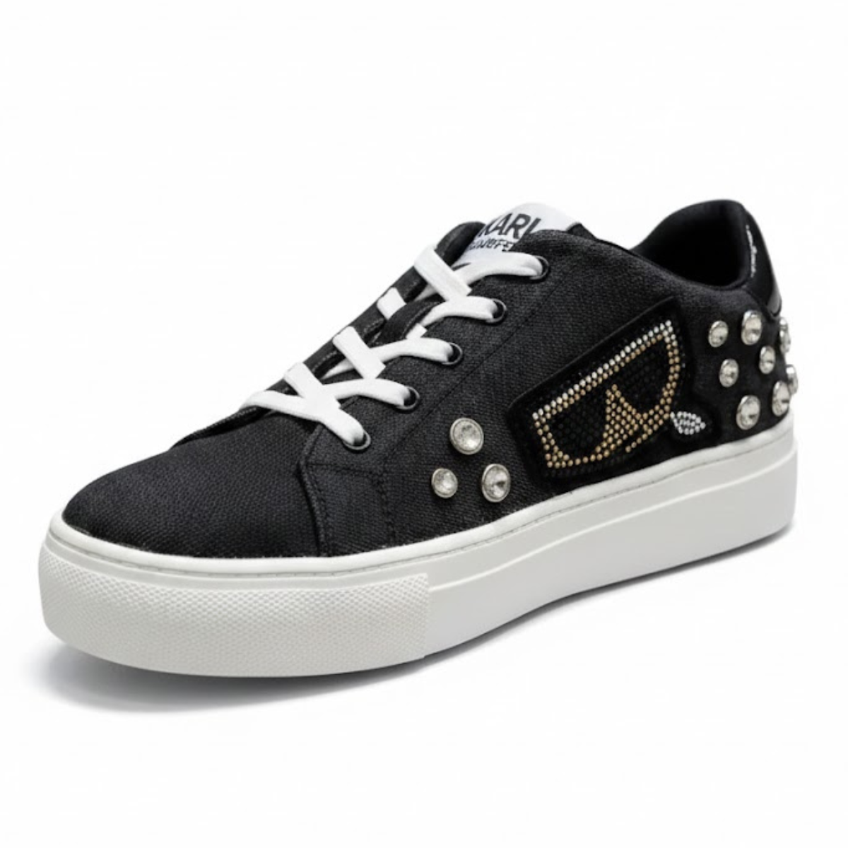KARL LAGERFELD PARIS Cate Pins Sneakers Women - BLK