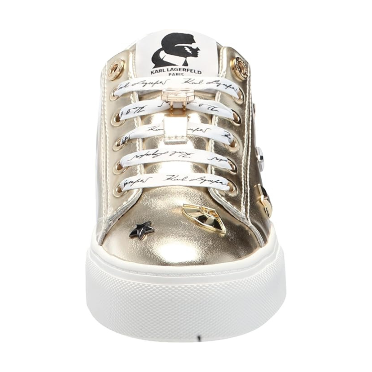 KARL LAGERFELD PARIS Cate Pins Sneakers Women - GLD