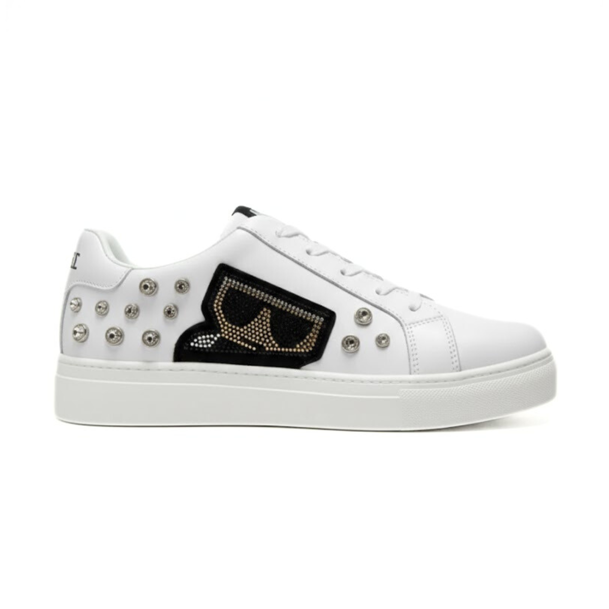 KARL LAGERFELD PARIS Cate Pins Sneakers Women - WHT - White / 35