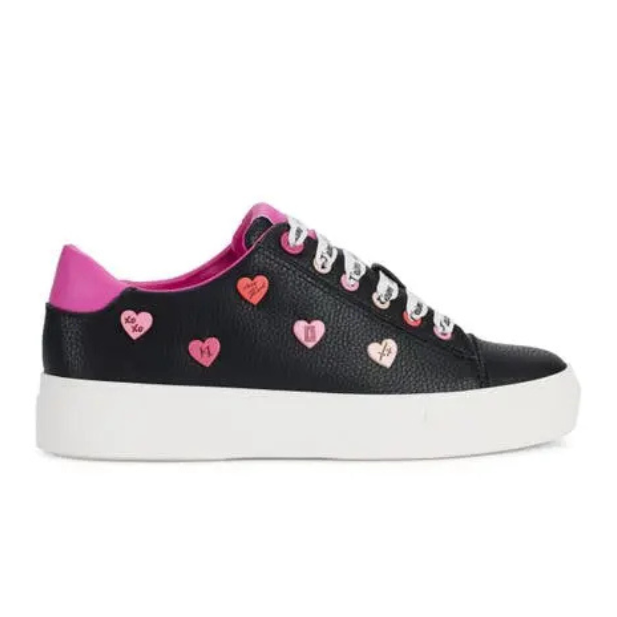 KARL LAGERFELD PARIS Cate Pins2 Sneakers Women -BLKPNK - Black-Pink / 35
