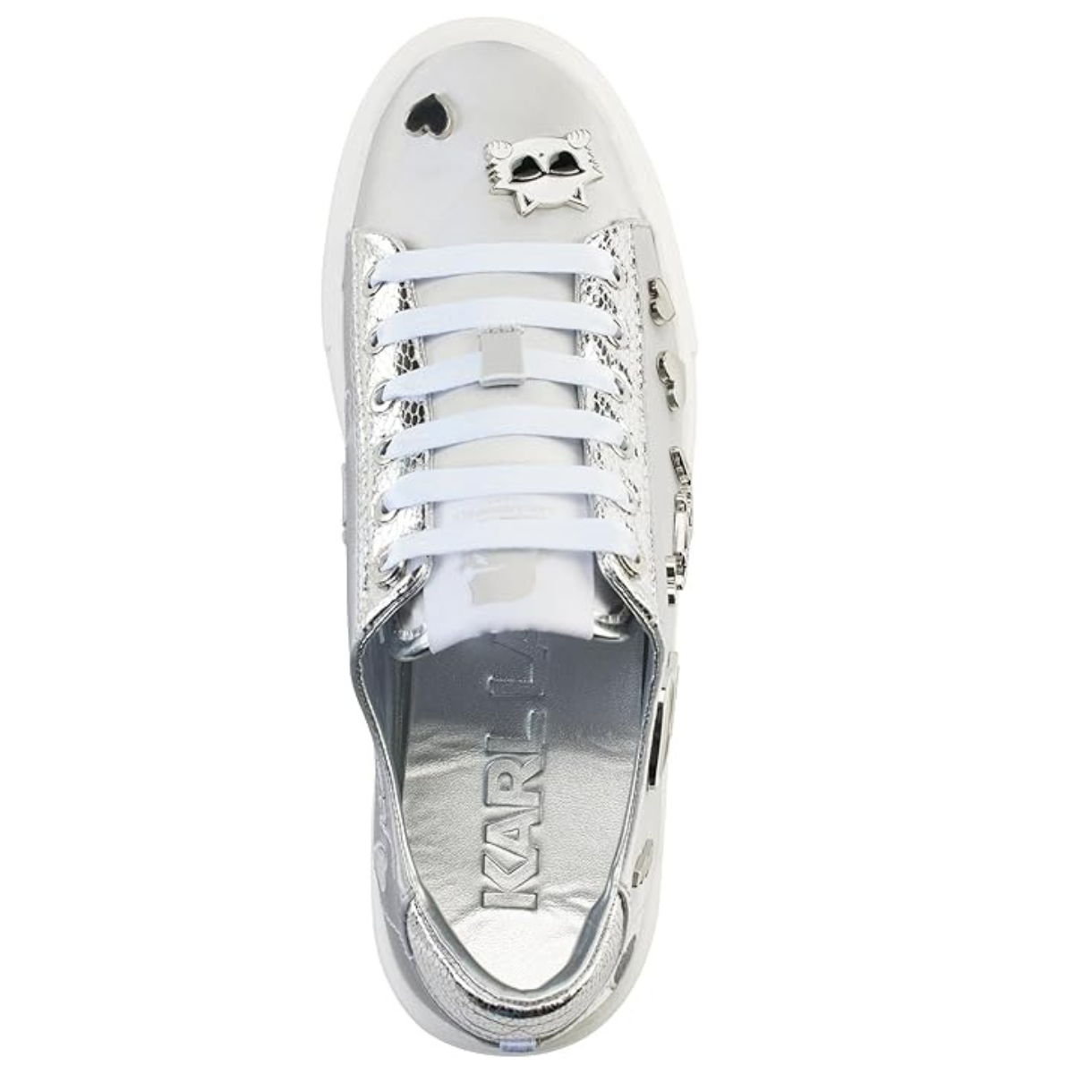 KARL LAGERFELD PARIS Cate Pins2 Sneakers Women - SLV