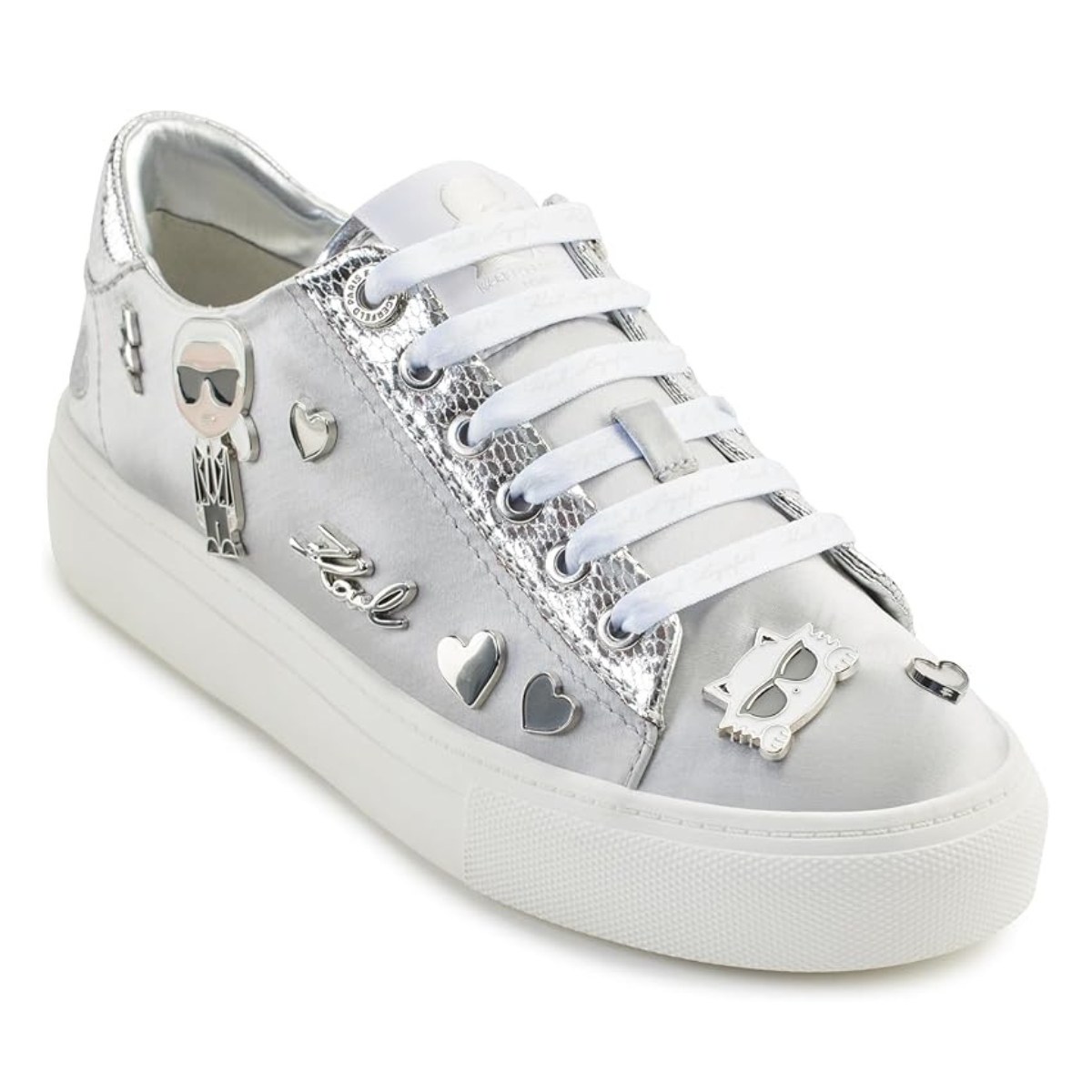 KARL LAGERFELD PARIS Cate Pins2 Sneakers Women - SLV