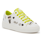KARL LAGERFELD PARIS Cate Pins2 Sneakers Women - WHTLMN