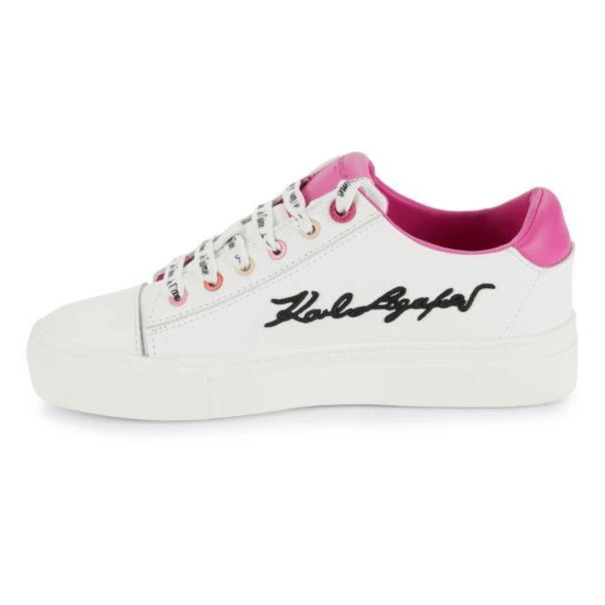 KARL LAGERFELD PARIS Cate Pins2 Sneakers Women -WHTPNK