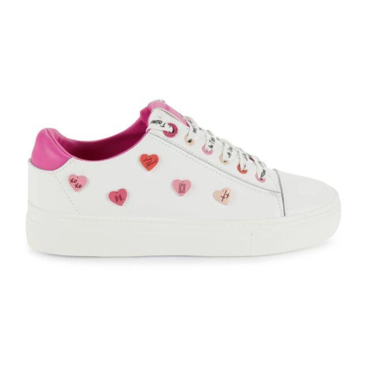 KARL LAGERFELD PARIS Cate Pins2 Sneakers Women -WHTPNK - White-Pink / 35