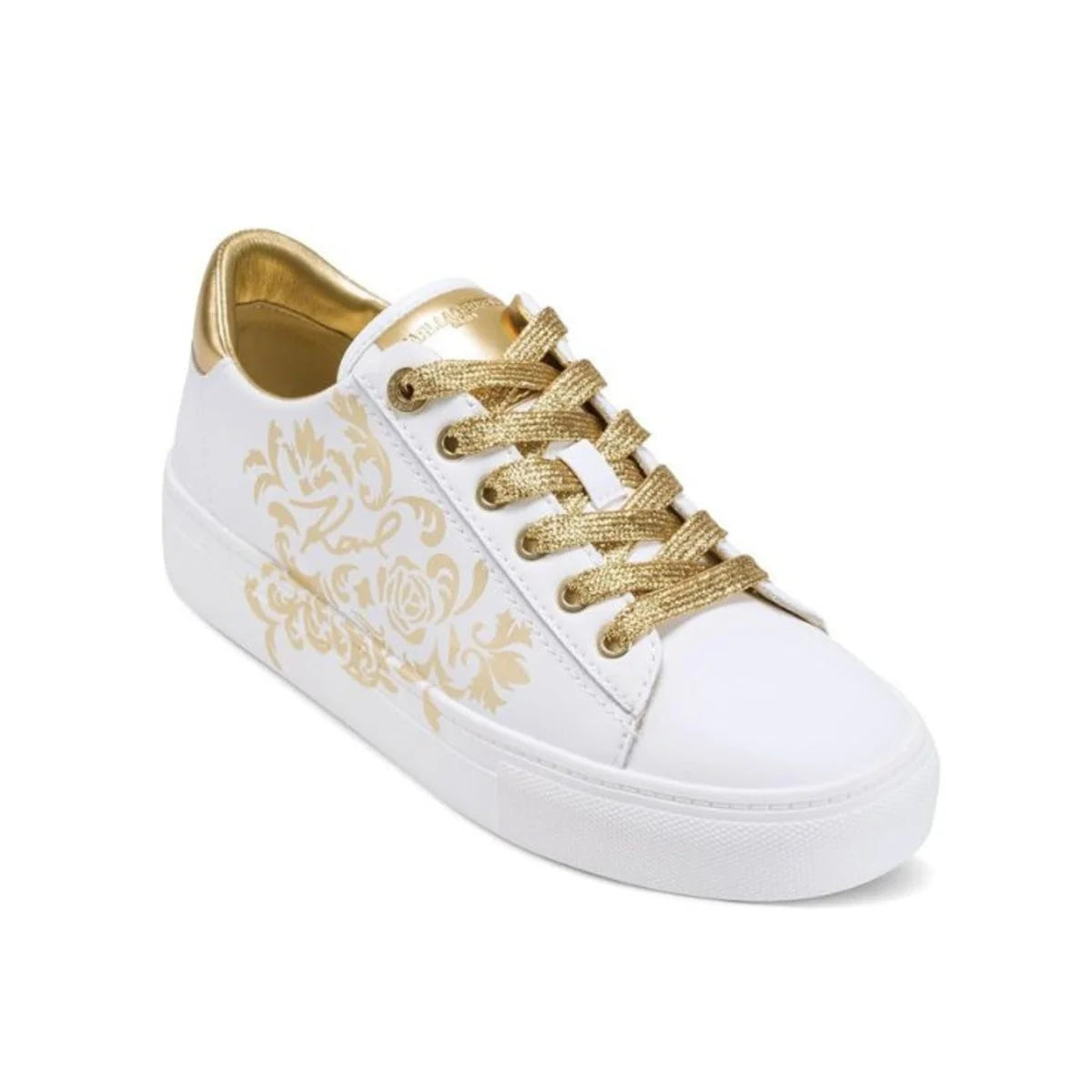 KARL LAGERFELD PARIS Cate Rococo Lace Up Sneaker Women - WHT