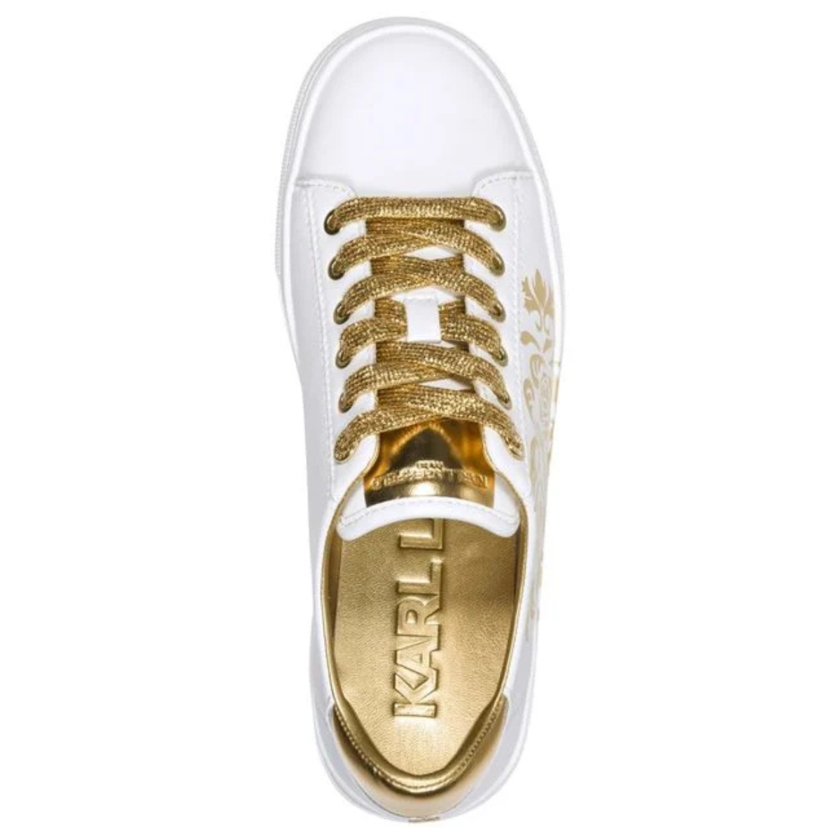 KARL LAGERFELD PARIS Cate Rococo Sneakers Women - WHTGLD