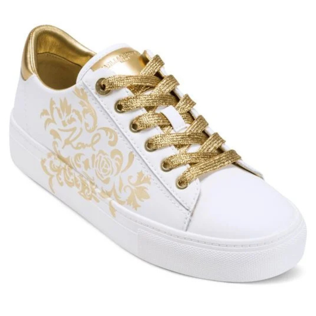 KARL LAGERFELD PARIS Cate Rococo Sneakers Women - WHTGLD