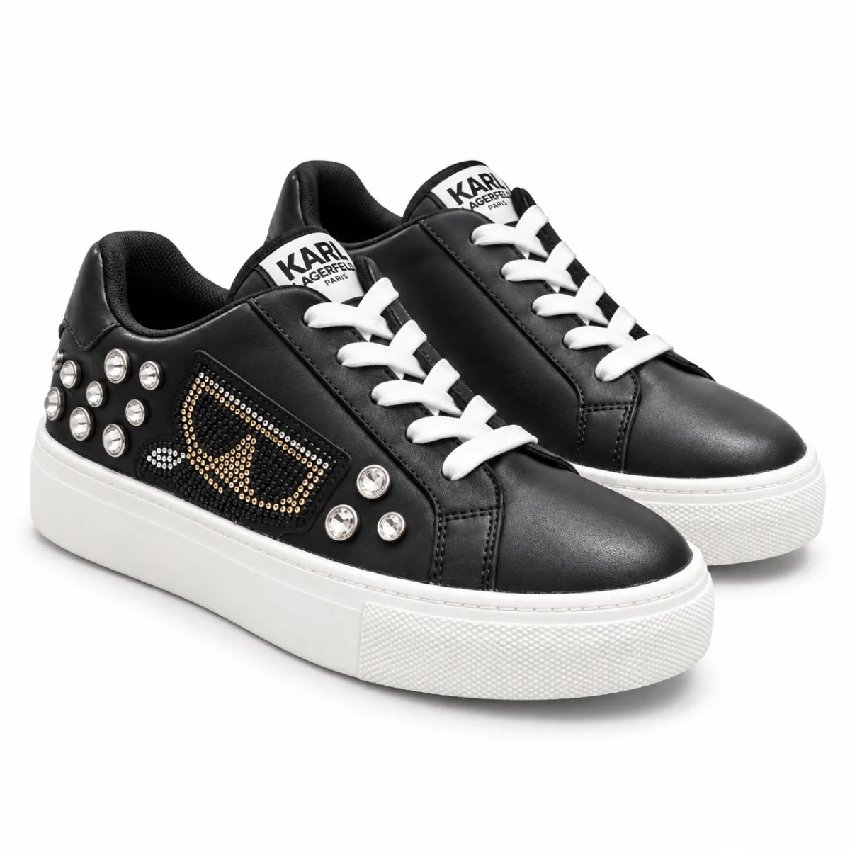 KARL LAGERFELD PARIS CCasual Fashion Sneakers Women - BLK - Black / 35