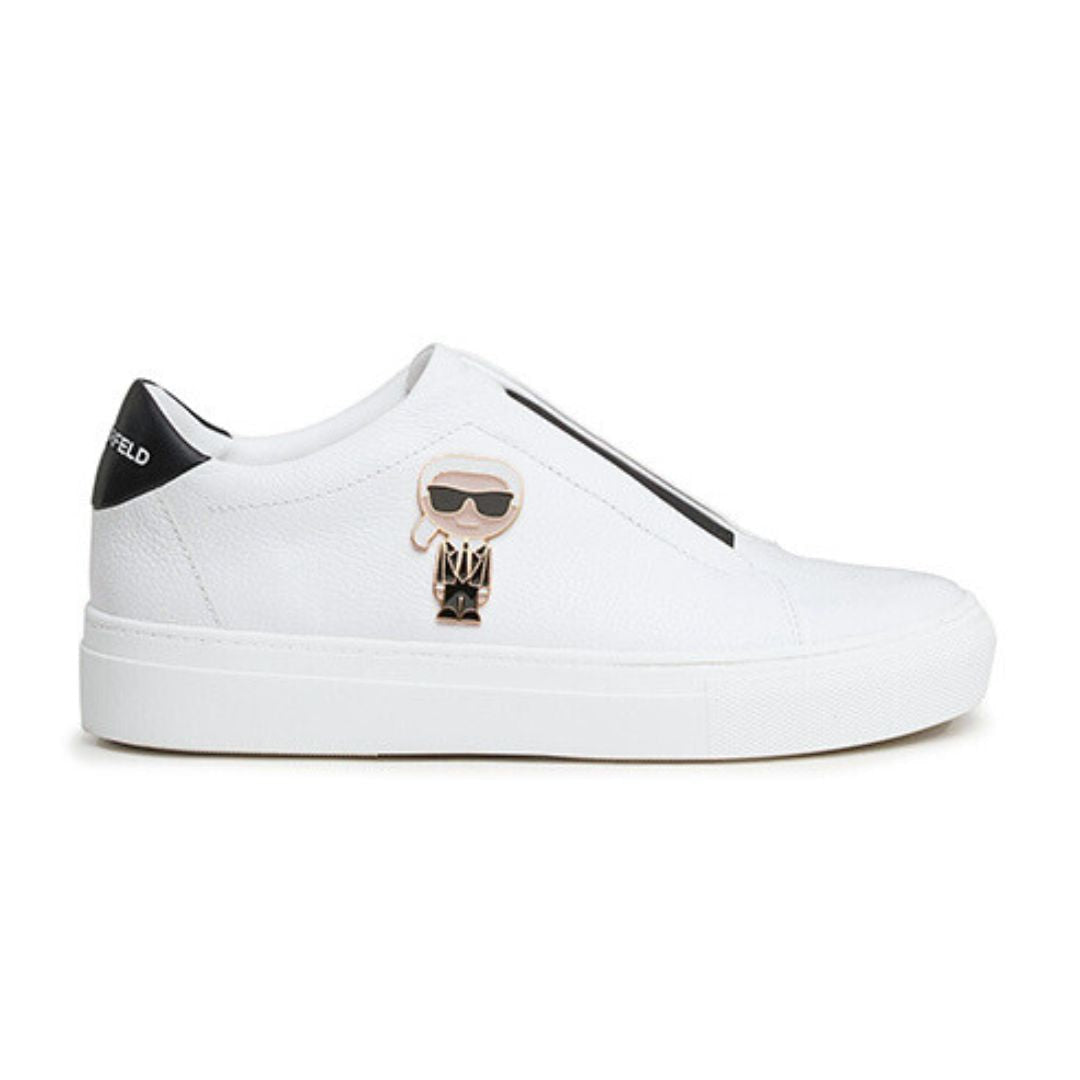 KARL LAGERFELD PARIS Ceci Slip On Sneakers Women - WHT - White / 35