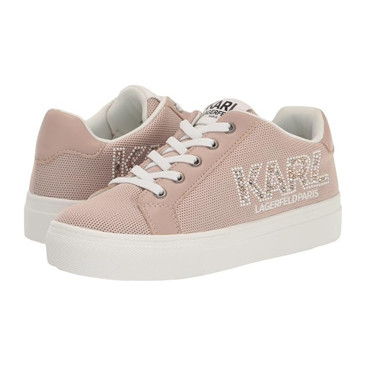 KARL LAGERFELD PARIS Cedar Low Top Sneakers Women - BEG - Beige / 35