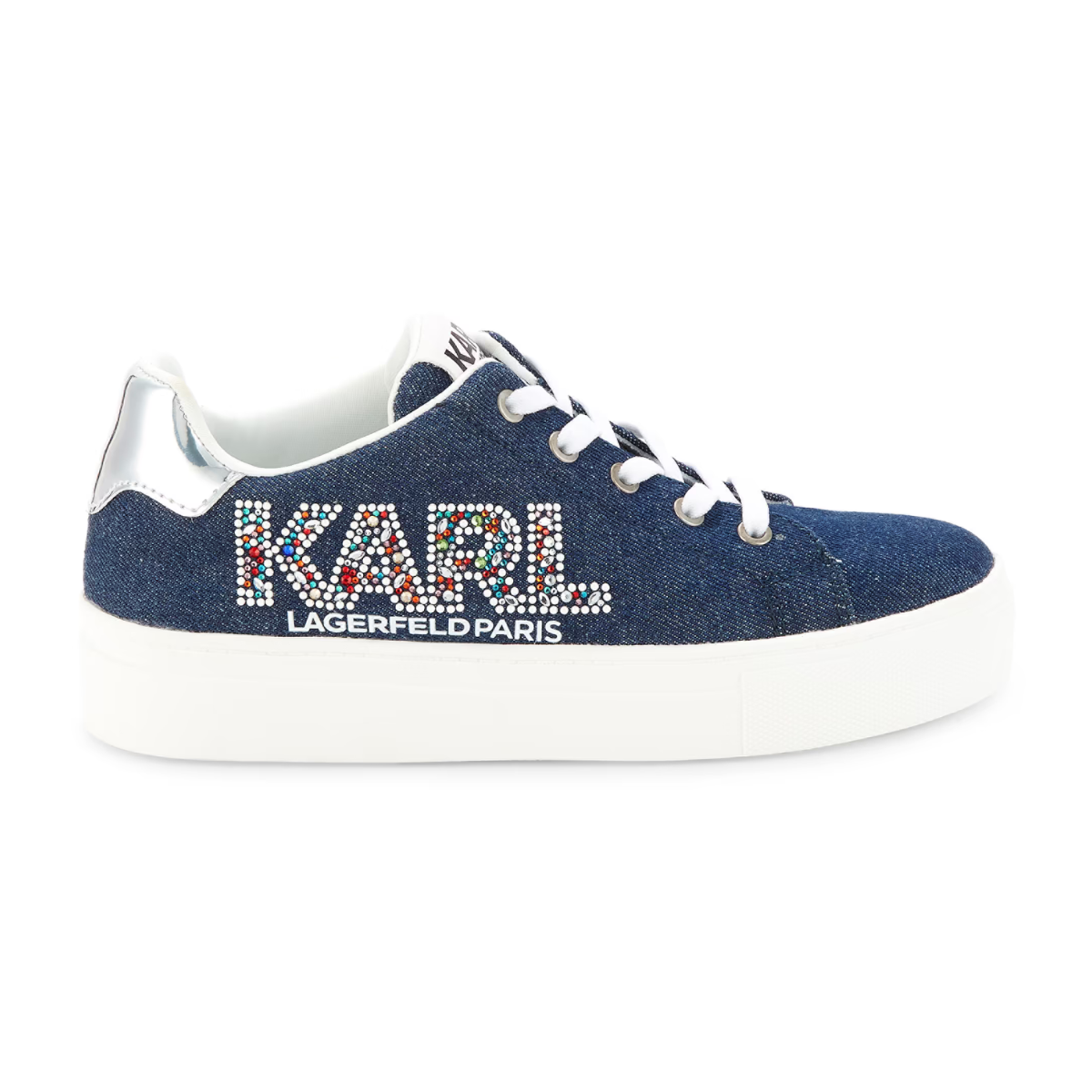 KARL LAGERFELD PARIS Cedar Low Top Sneakers Women - NVY - Navy / 35