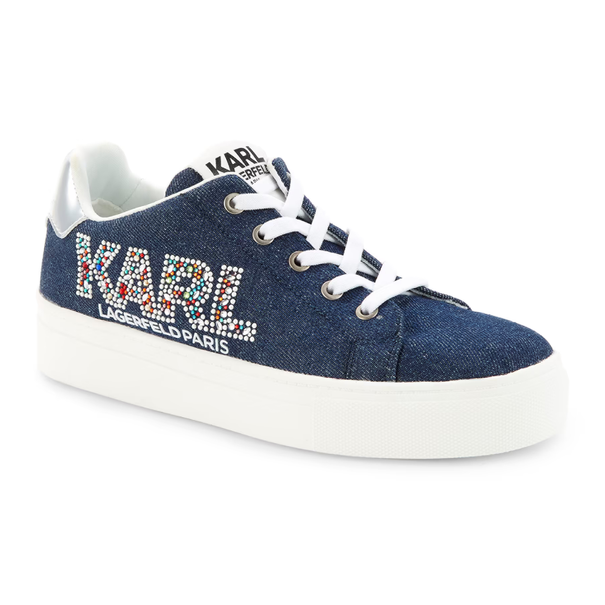 KARL LAGERFELD PARIS Cedar Low Top Sneakers Women - NVY