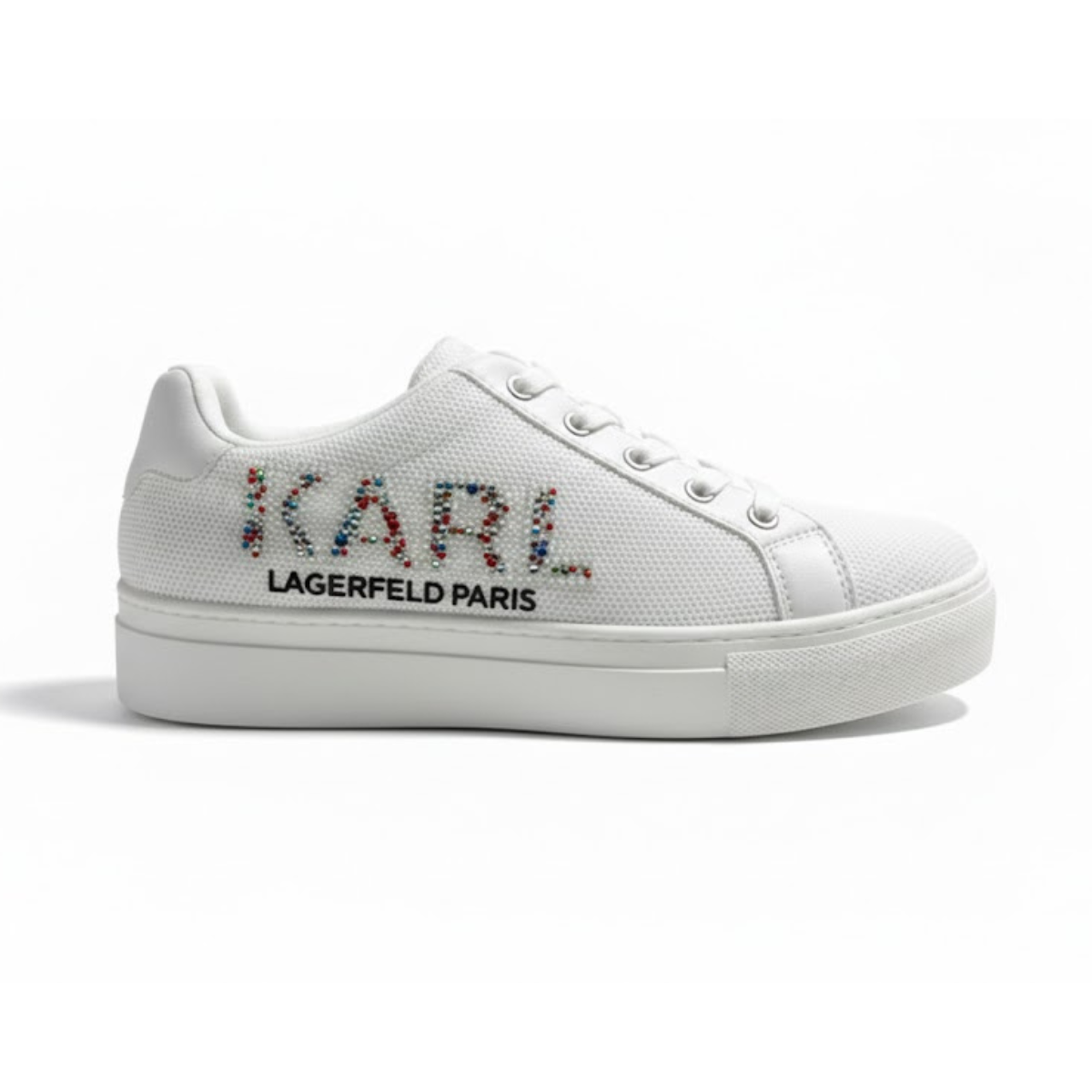 KARL LAGERFELD PARIS Cedar Low Top Sneakers Women - WHT - White / 35