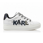 KARL LAGERFELD PARIS Cedar Low Top Sneakers Women - WHTMLT - White-Multi / 35