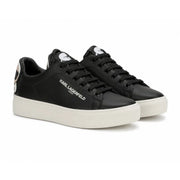 KARL LAGERFELD PARIS Chella Lace Up Sneakers Women - BLK - Black / 35