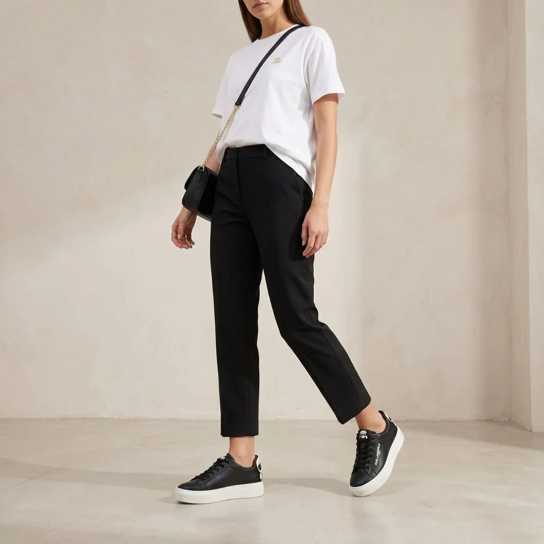 KARL LAGERFELD PARIS Chella Lace Up Sneakers Women - BLK