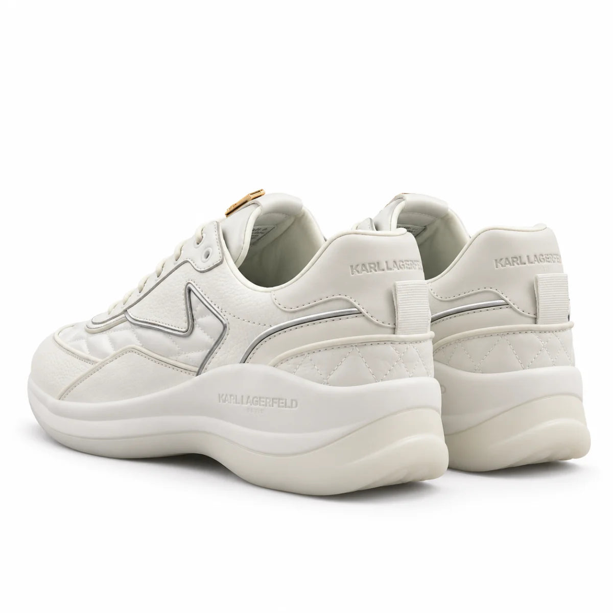KARL LAGERFELD PARIS Chunky Low-Top Sneakers Women - WHT