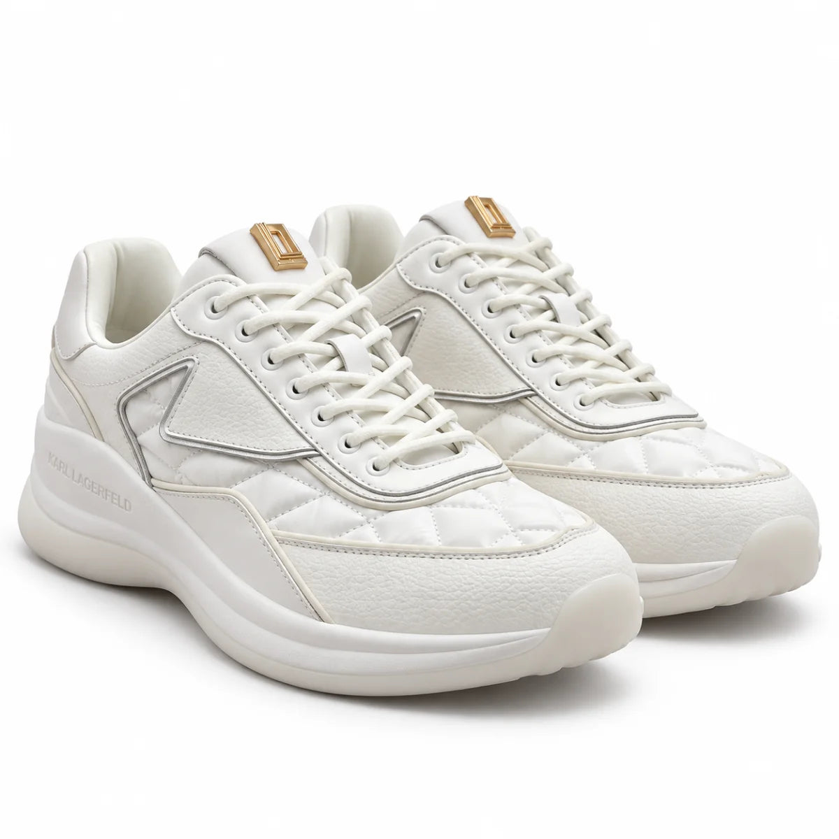 KARL LAGERFELD PARIS Chunky Low-Top Sneakers Women - WHT
