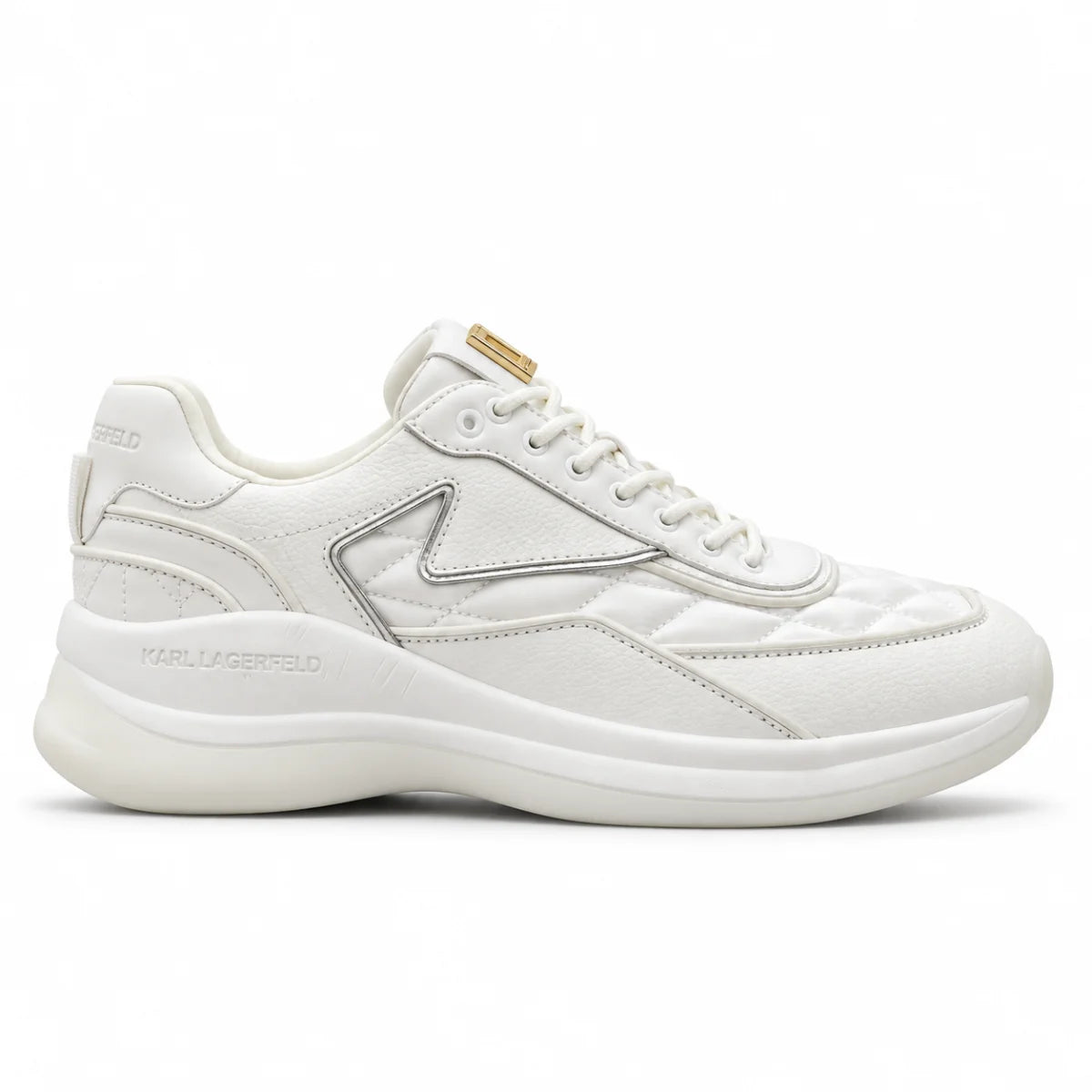 KARL LAGERFELD PARIS Chunky Low-Top Sneakers Women - WHT - White / 35