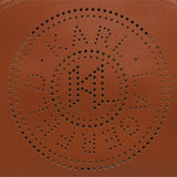 Karl Lagerfeld Paris Circle SM Tote Perforated Handbag 231W3052-TAN - Tan