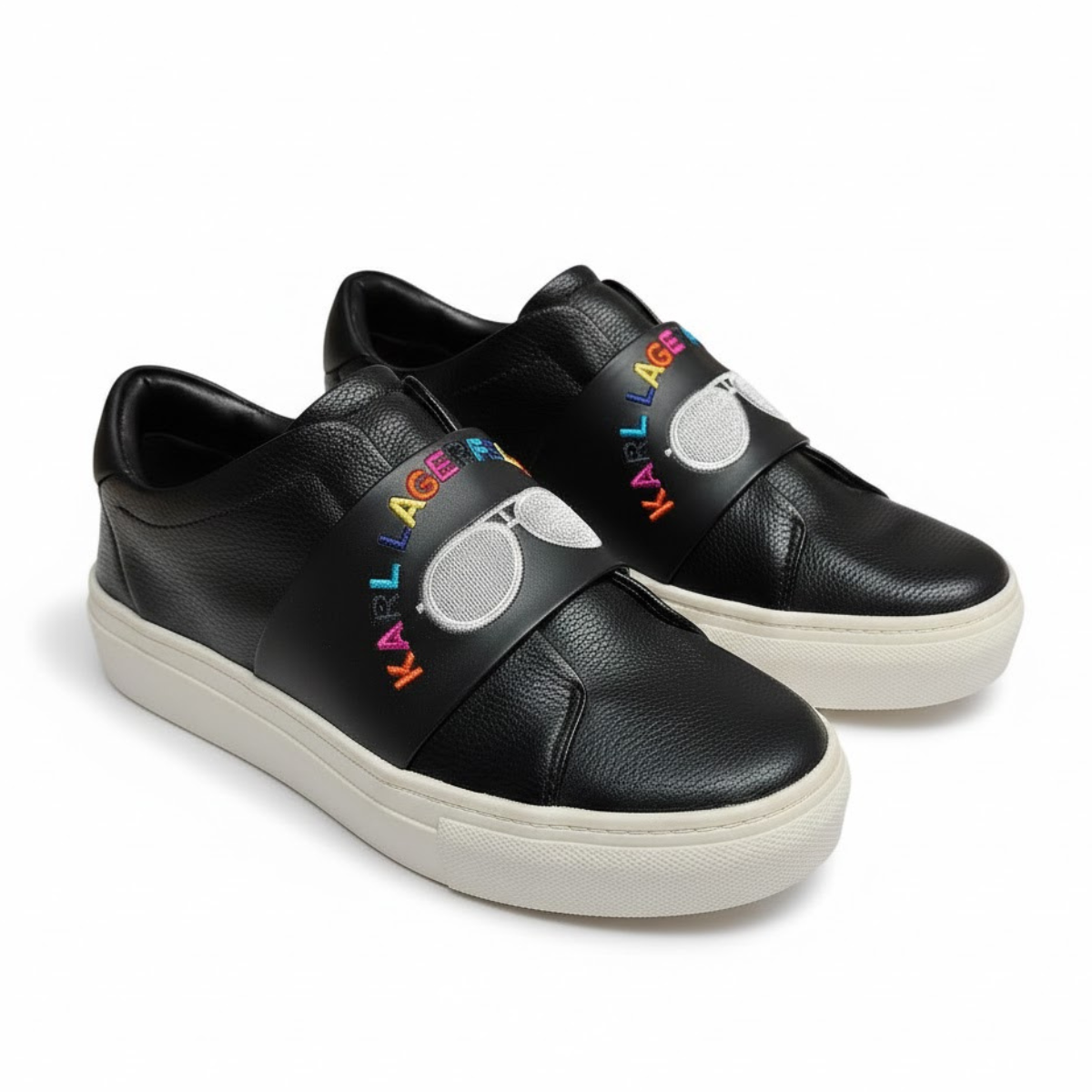 KARL LAGERFELD PARIS Clancee Slip On Sneakers Women - BLK - Black / 35
