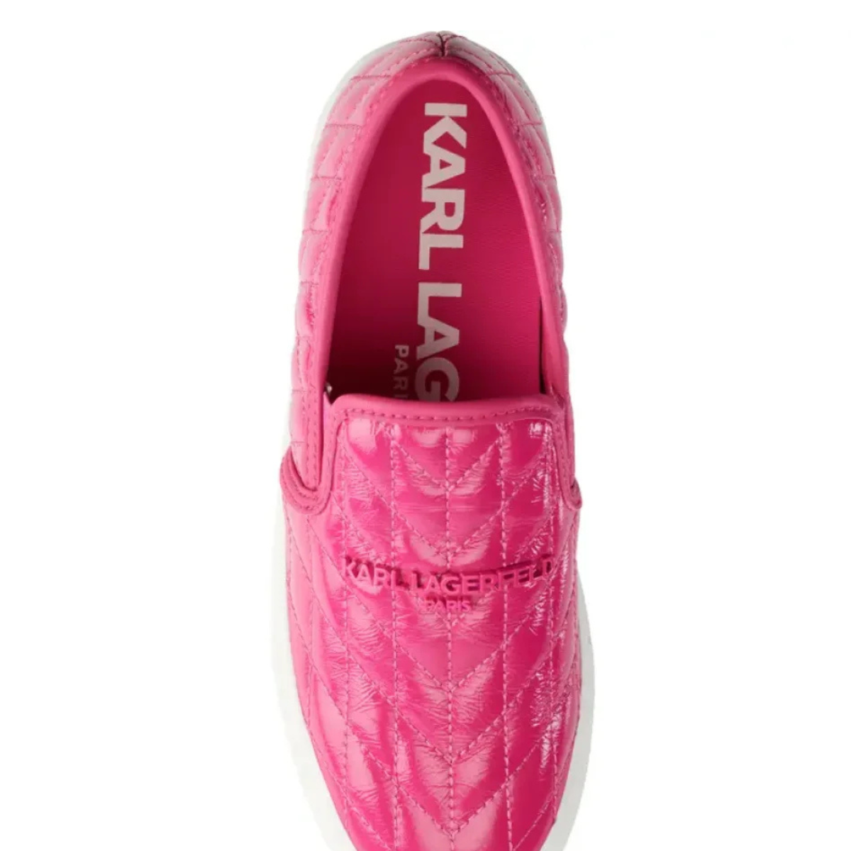 KARL LAGERFELD PARIS Clarissa Logo Slip On Sneakers Women - PNK