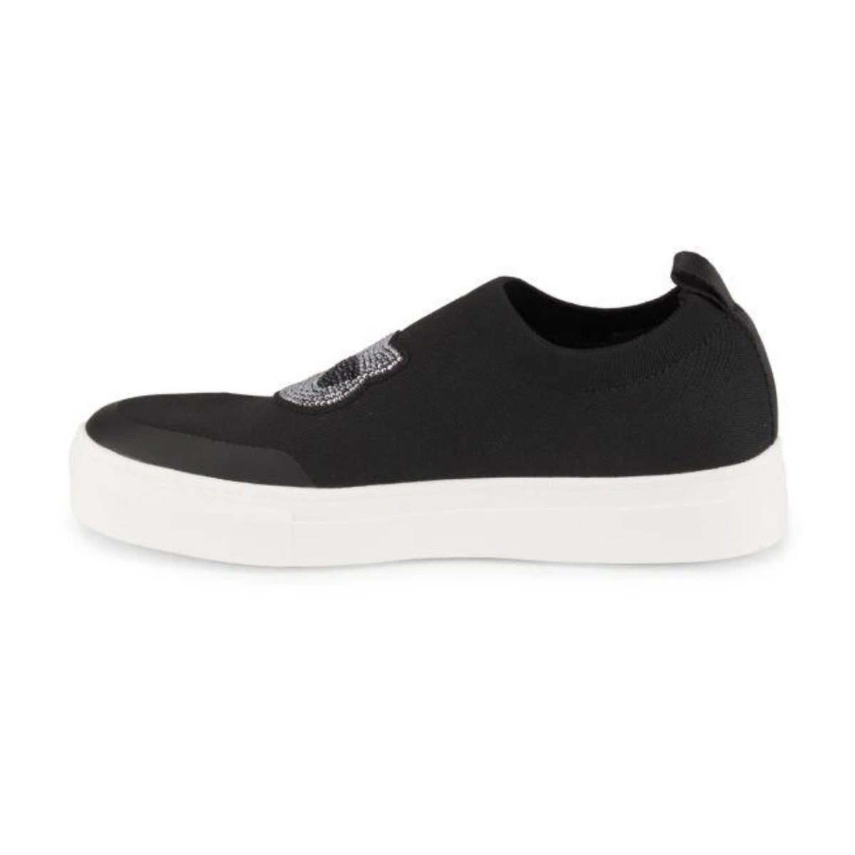 KARL LAGERFELD PARIS Clarke Low Top Slip On Sneakers Women - BLK