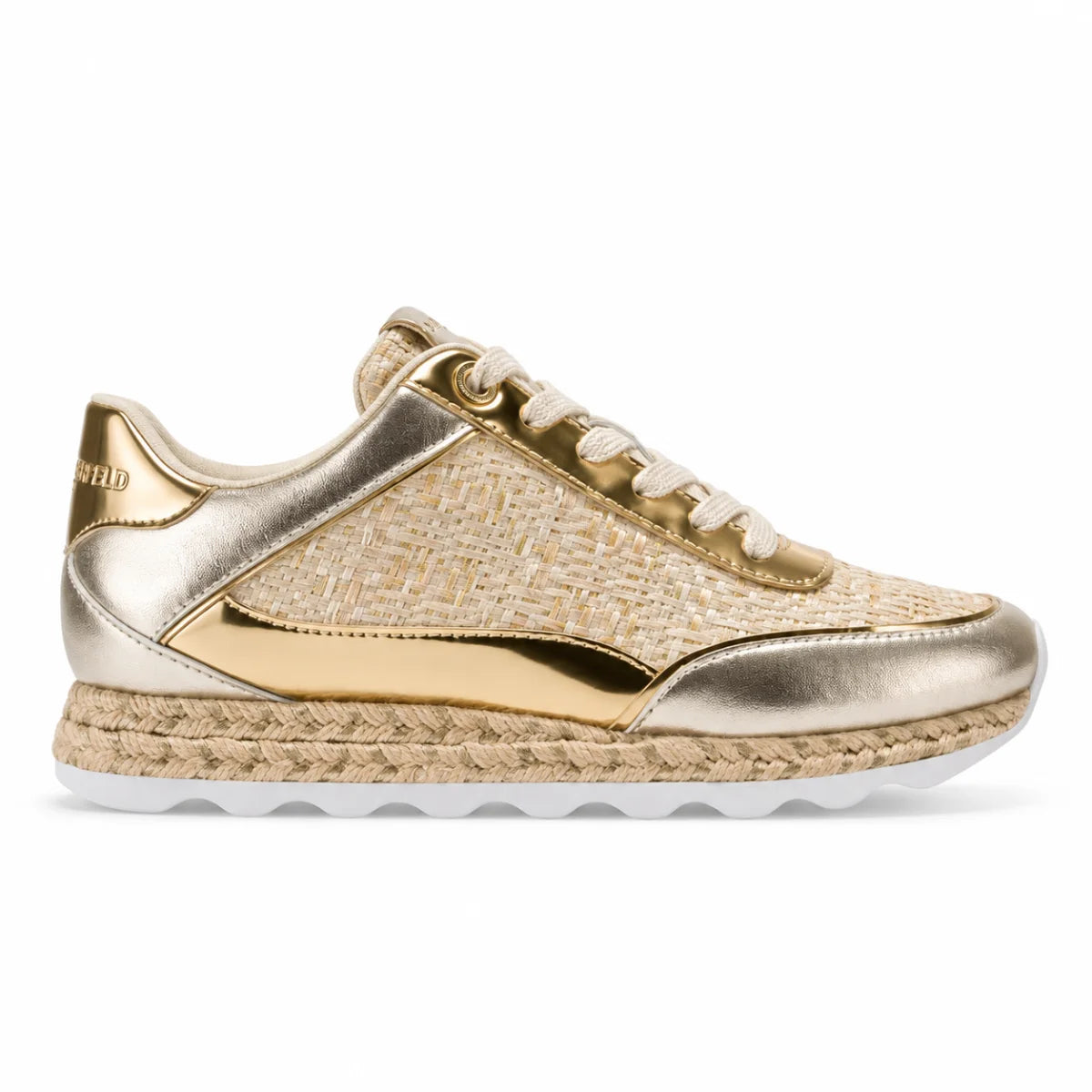 KARL LAGERFELD PARIS CMiara Espadrille Sneakers Women - BEG - Beige / 35