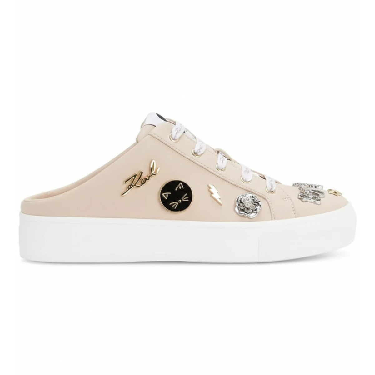 KARL LAGERFELD PARIS Cordelia Mules Sneakers Women - BEG - Beige / 35