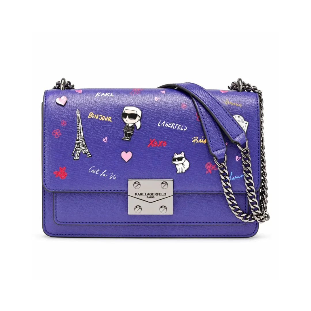 Karl Lagerfeld Paris Corrine Mini Shoulder Bag - Women - PRL TB78 - Purple