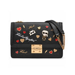 Karl Lagerfeld Paris Corrine Shoulder Bag - BLK - Black