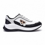 KARL LAGERFELD PARIS Coty Everyday Lace Up Sneakers Women - WHTGRY - White-Grey / 35