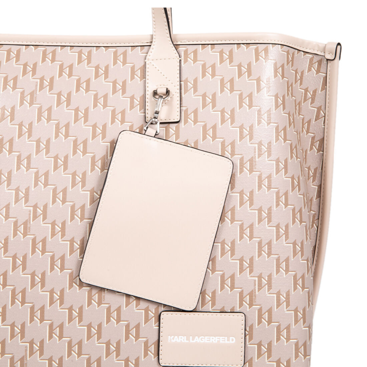 Karl Lagerfeld Paris Covoyage’ practical bag - BEG - Beige