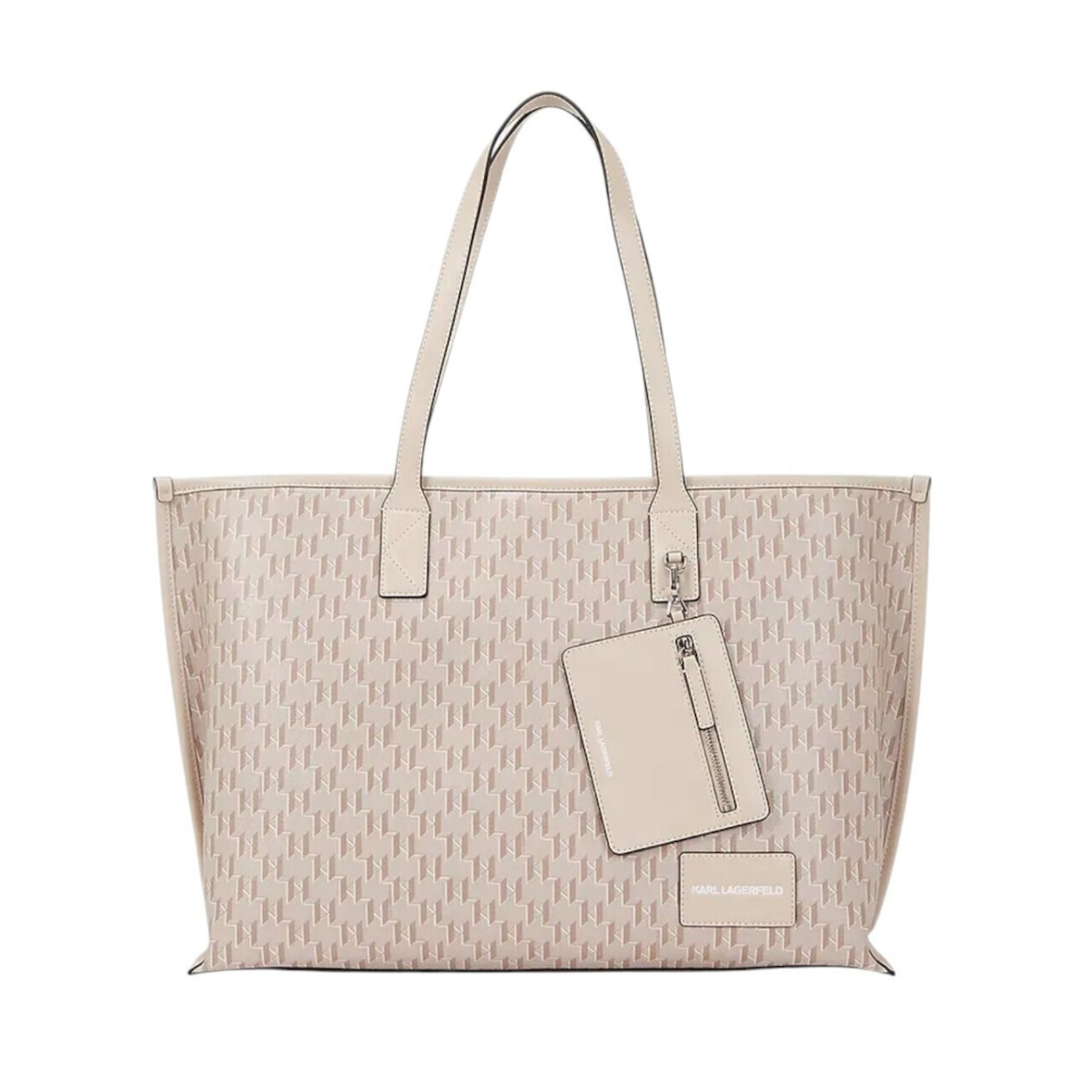 Karl Lagerfeld Paris Covoyage’ practical bag - BEG - Beige