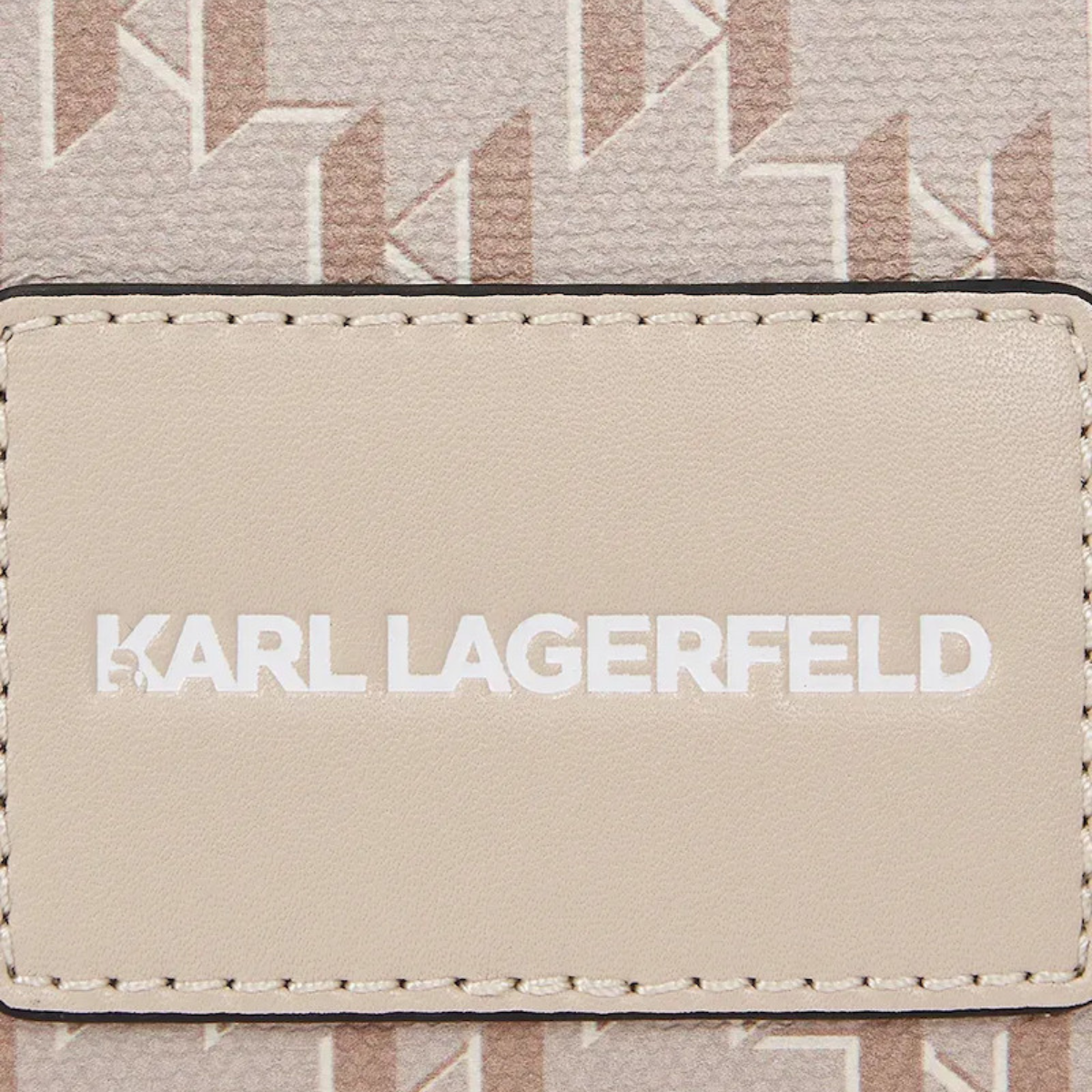 Karl Lagerfeld Paris Covoyage’ practical bag - BEG - Beige