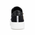 KARL LAGERFELD PARIS Cushioned Insole Everyday Cate Rue Pins - Lace Up Sneaker Women- BLK