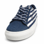 KARL LAGERFELD PARIS Cute Logo Denim Sneakers Women -BLU