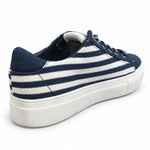 KARL LAGERFELD PARIS Cute Logo Denim Sneakers Women -BLU