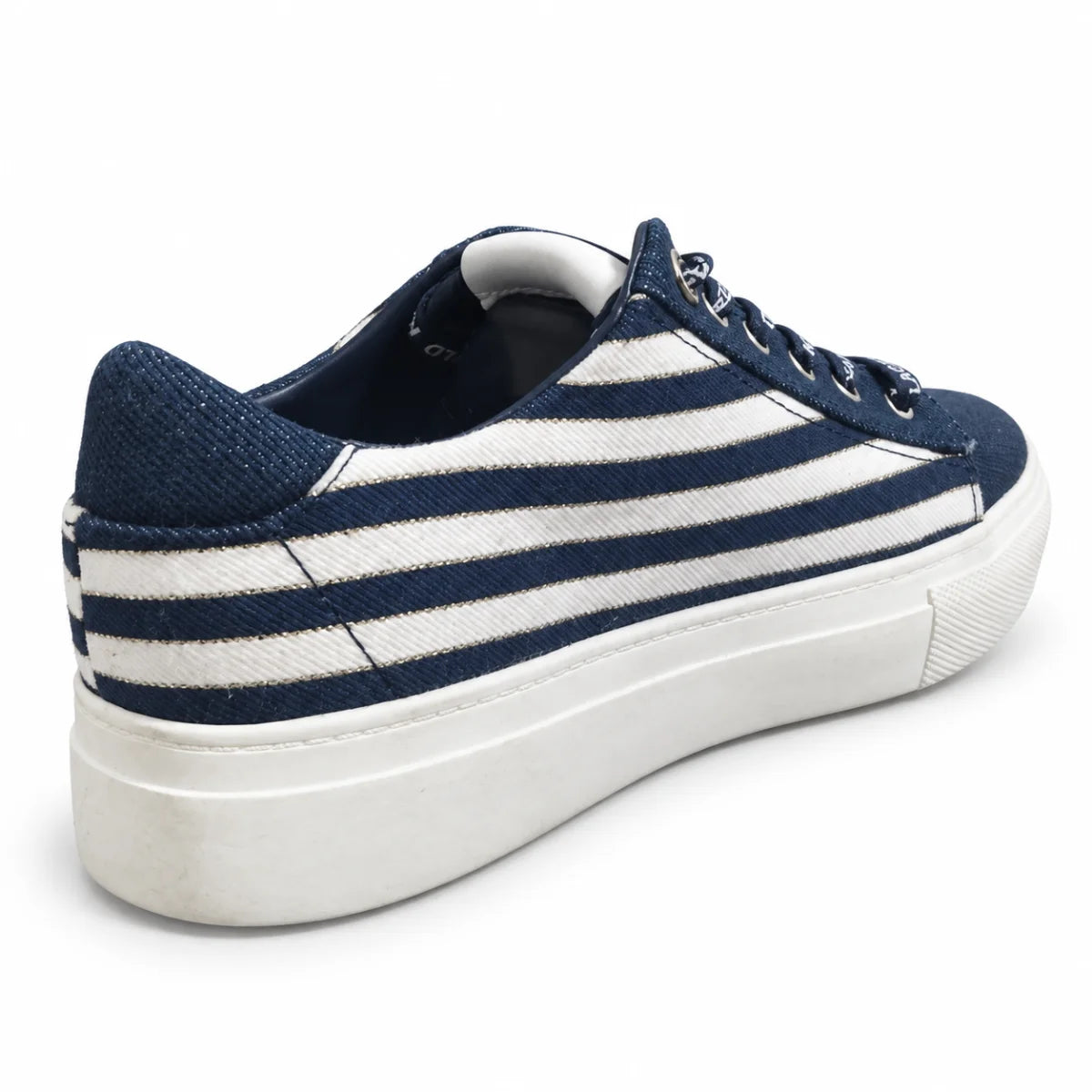KARL LAGERFELD PARIS Cute Logo Denim Sneakers Women -BLU