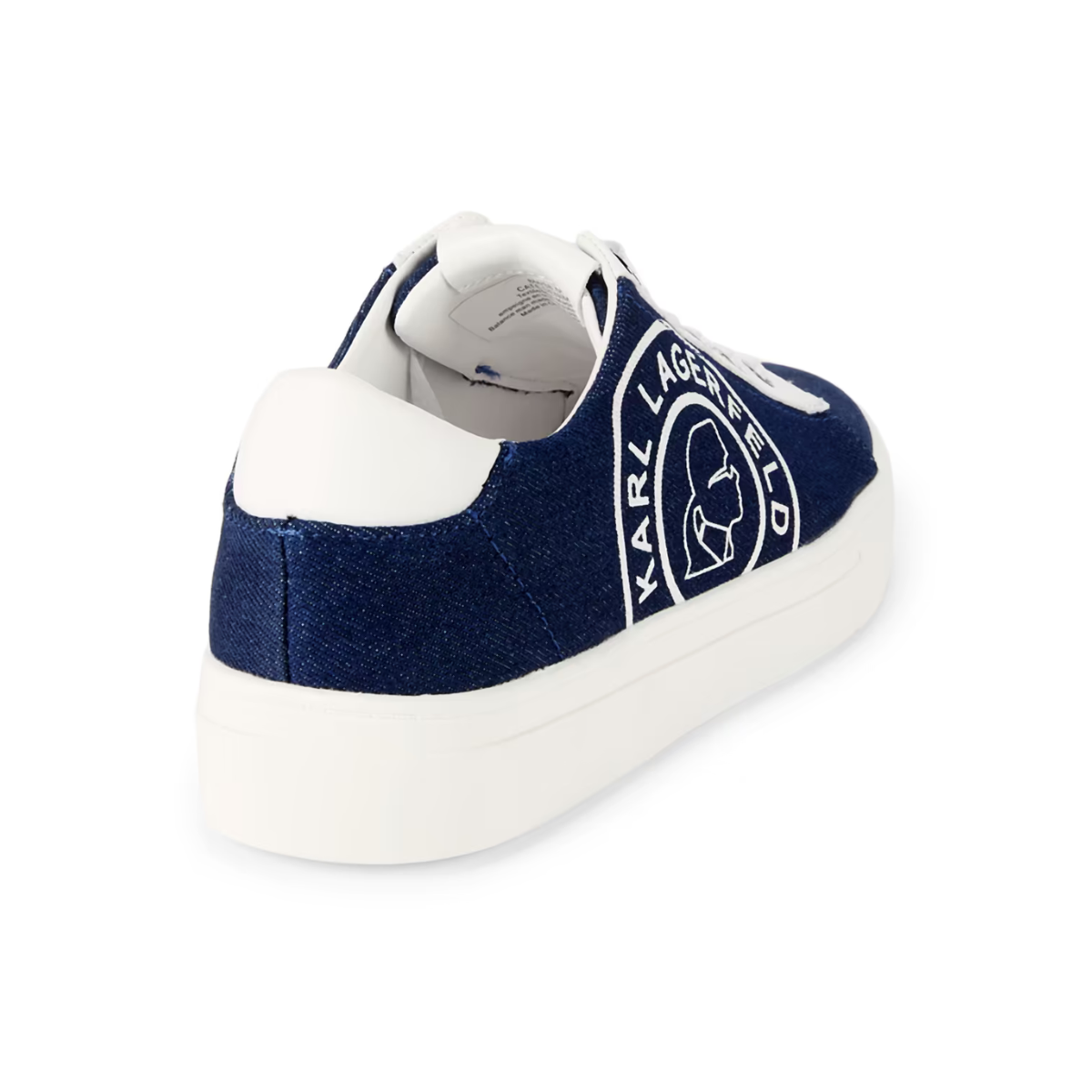 KARL LAGERFELD PARIS Cute Logo Denim Sneakers Women - NVY