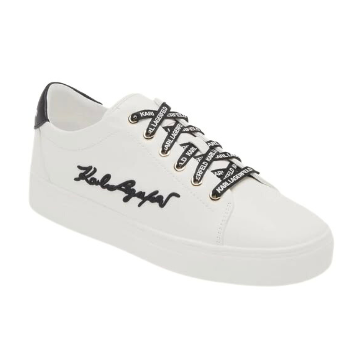KARL LAGERFELD PARIS Cylie Low Top Sneaker Women - WHTBLK