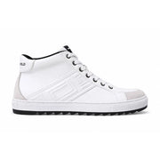 KARL LAGERFELD PARIS Debossed Logo High-Top Sneakers Men - WHT - White / 40