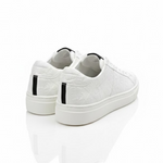 KARL LAGERFELD PARIS DIAMOND EMBOSESED LACE UP Sneakers Women - WHT