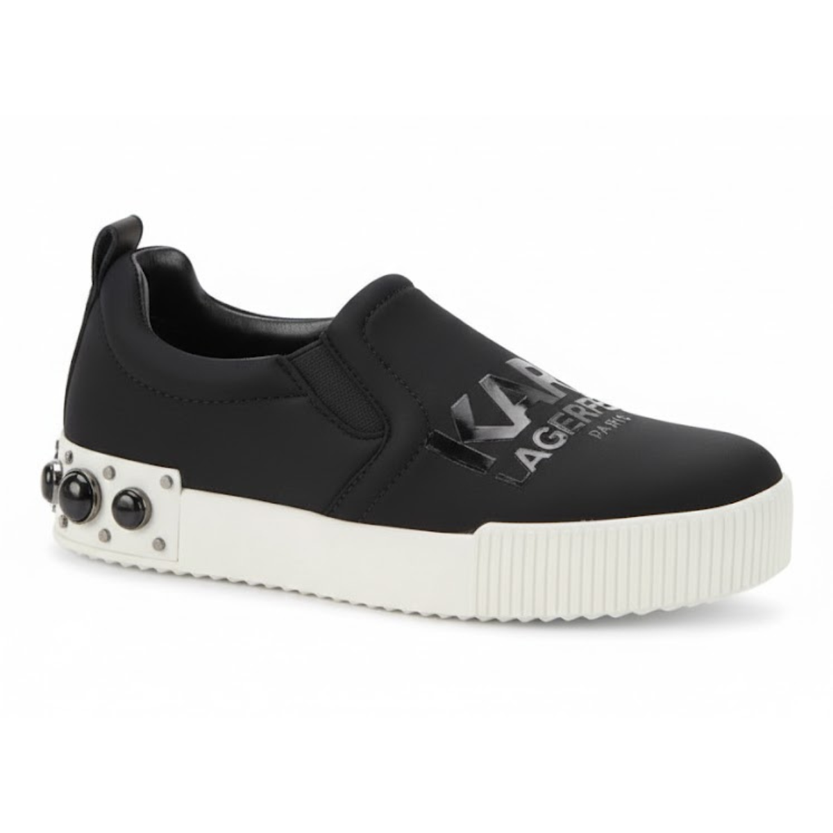 KARL LAGERFELD PARIS Elena Slip-On Sneakers Women - BLK