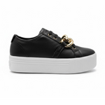 KARL LAGERFELD PARIS Embellished Chain Sneakers Women - BLK