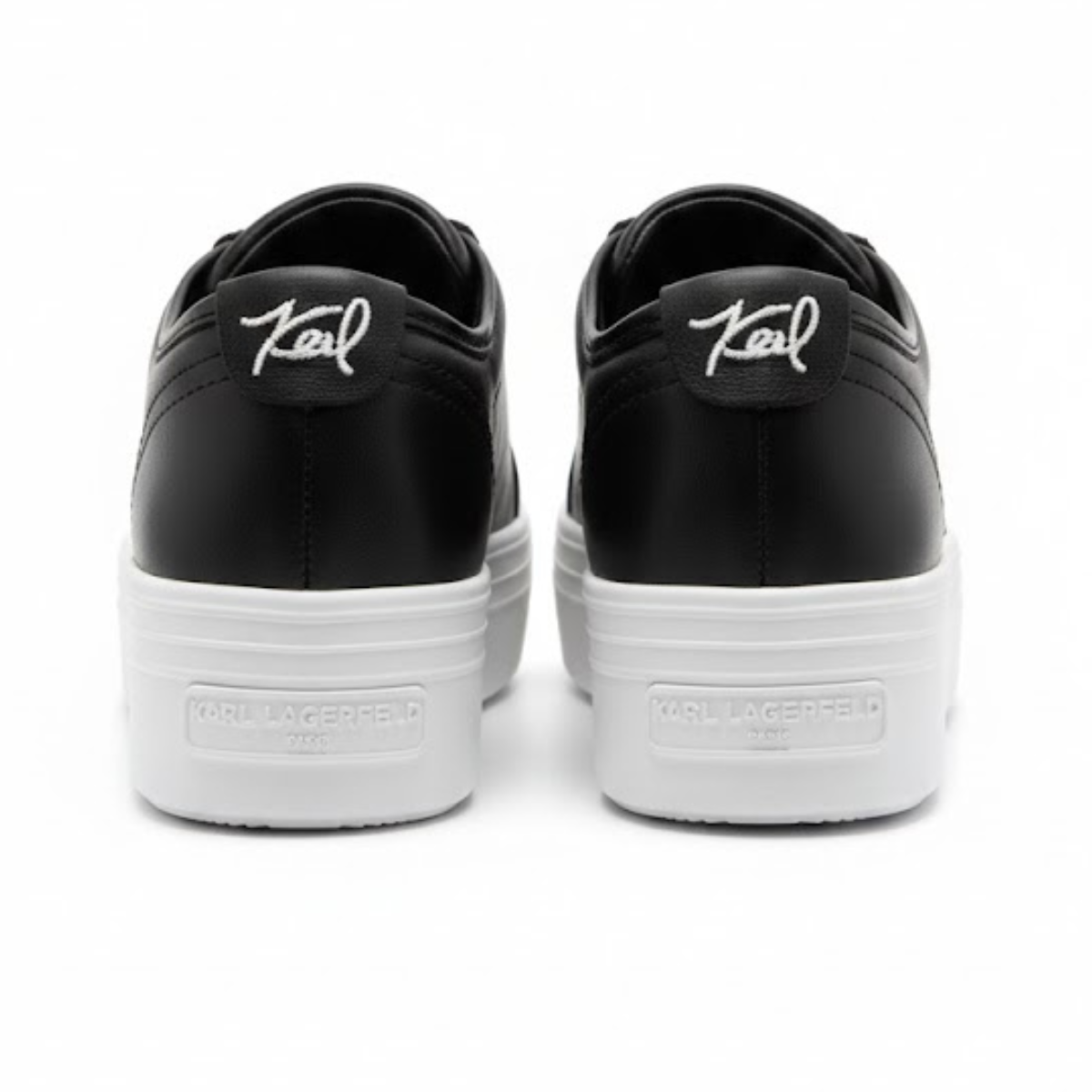 KARL LAGERFELD PARIS Embellished Chain Sneakers Women - BLK