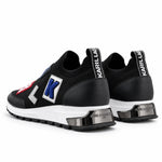 KARL LAGERFELD PARIS Embellished Knit Slip-On Sneakers Women-BLK