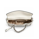 Karl Lagerfeld Paris Floral Chain Shoulder Bag - WHT - White