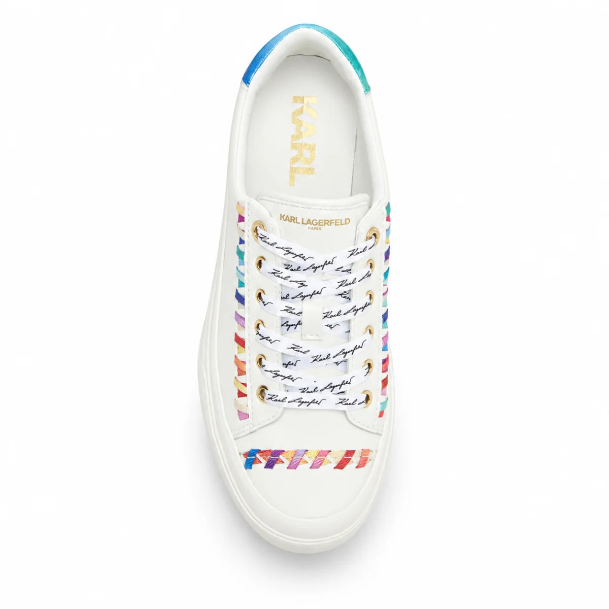 KARL LAGERFELD PARIS Galva Platform Sneaker Women - WHT